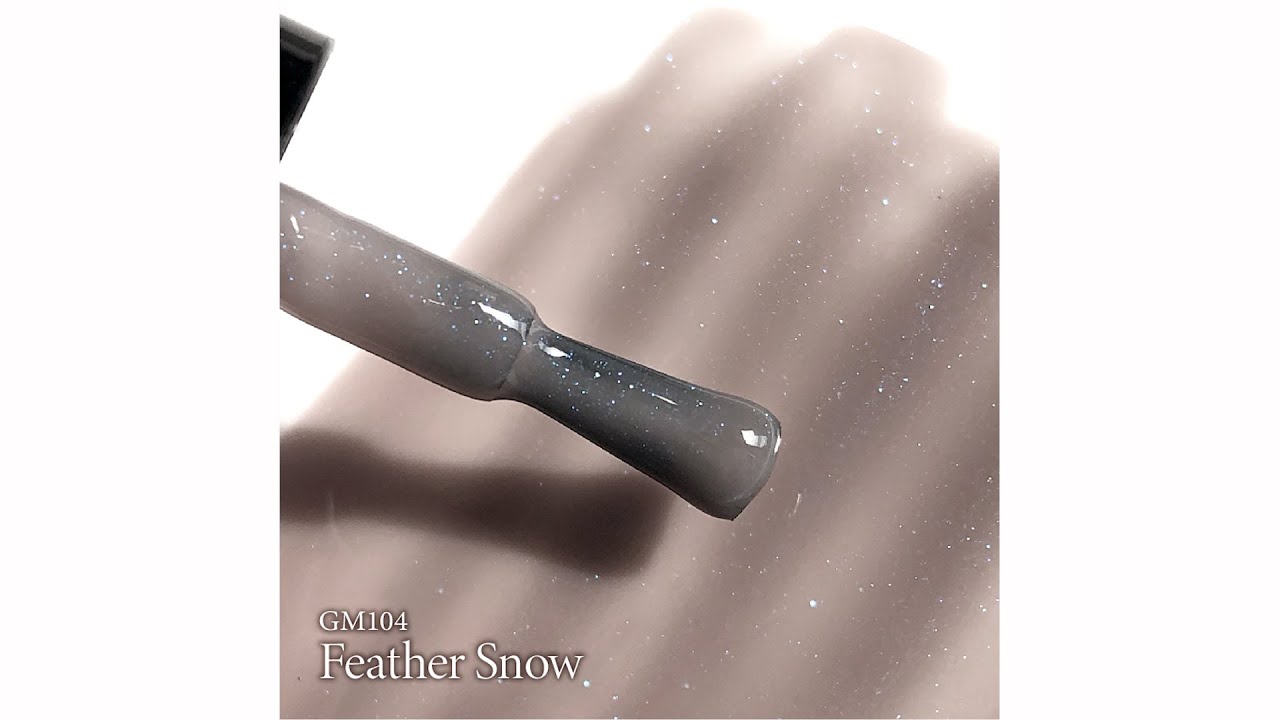 【Gel Me1】2021冬限定色　GM104 Feather Snow　簡単セルフジェルネイル