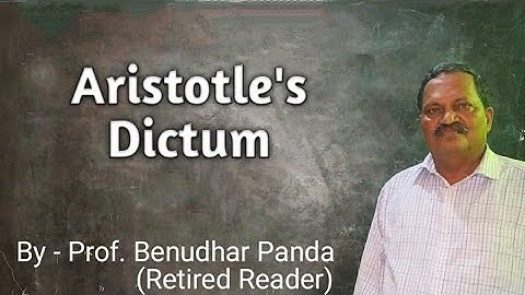 Syllogism - Aristotle