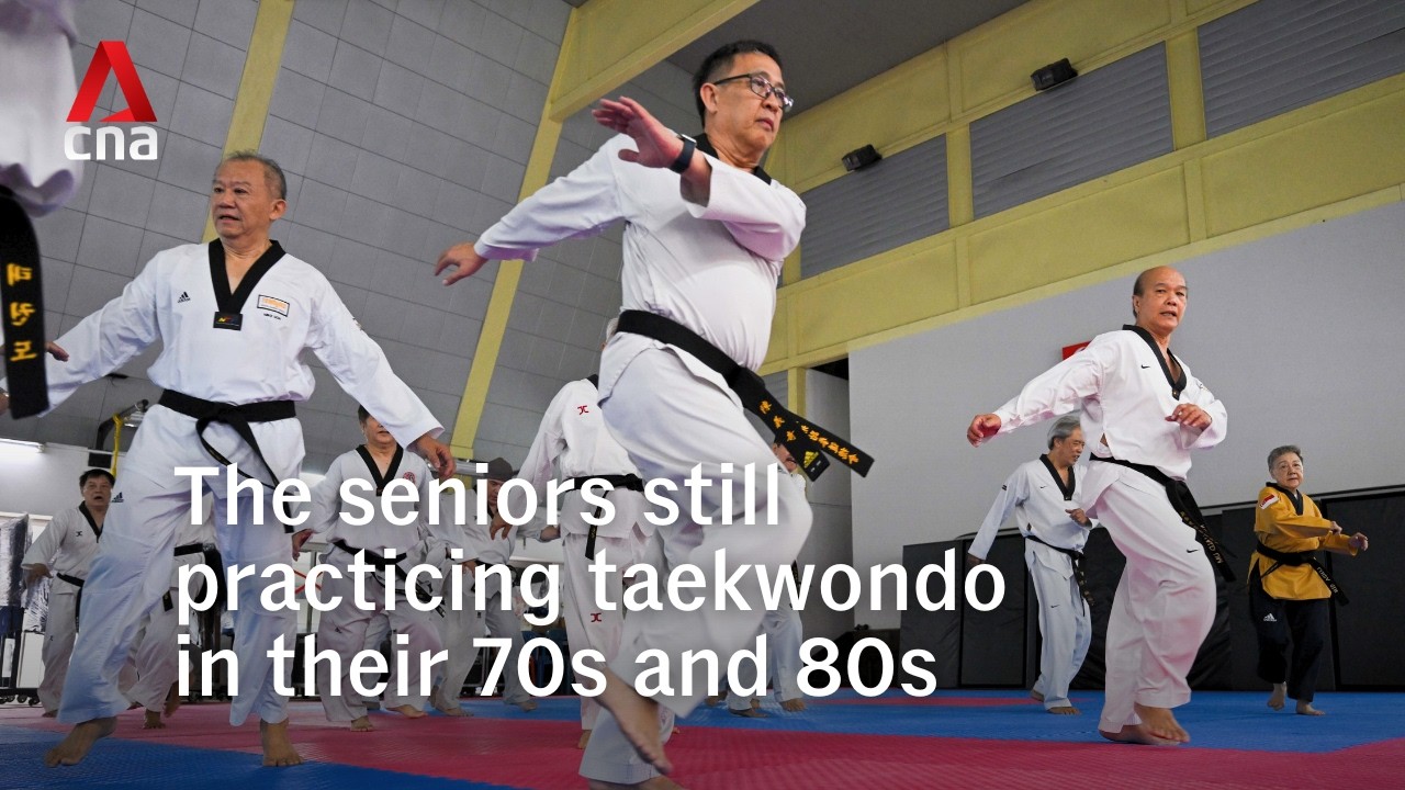 The seniors still practising taekwondo in their 70s and 80s