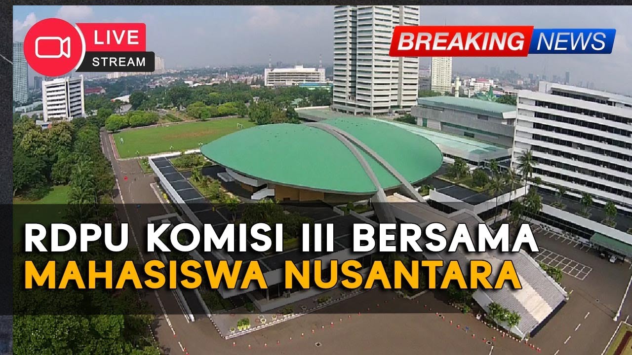 Rdpu 🔴 RDPU Komisi III Bersama Mahasiswa Nusantara | 14/10 - YouTube