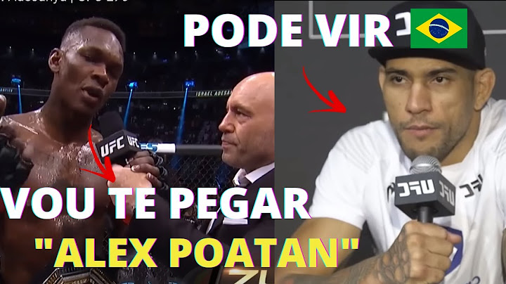 UFC 276|Entrevista de Octógono com Israel Adesanya ELE DIZ QUE VAI PEGA O BARSI LEIRO ALEX POATAN..