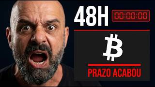 AS 48 HORAS ACABARAM — BITCOIN AGUENTA?