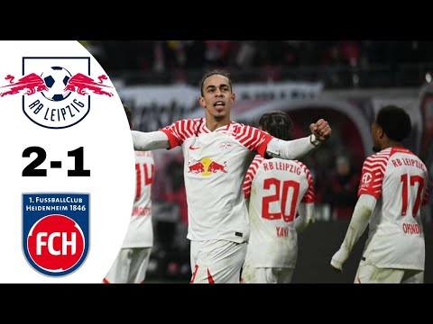 RB Leipzig VS FC Heidenheim 2-1 Highlights | Bundesliga 2023/2024