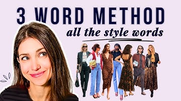 Allison Bornstein’s 3 Word Method ALL THE WORDS