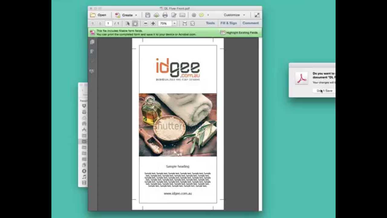 diy flyers design