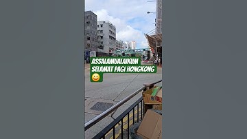 Alhamdulillah Wasyukurillah  Hari ini Cuaca hongkong cerah terang benderang ,AMIN