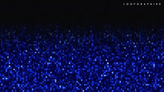 Zero gravity pixels motion background video | blue pixels screenshot 1