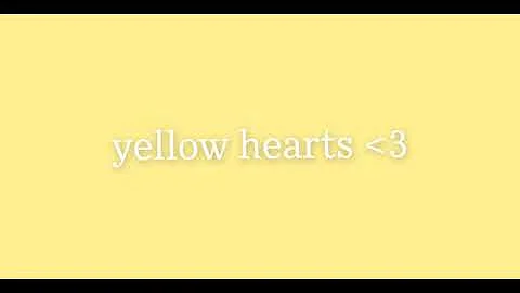 yellow hearts ||  short ant saunders cover