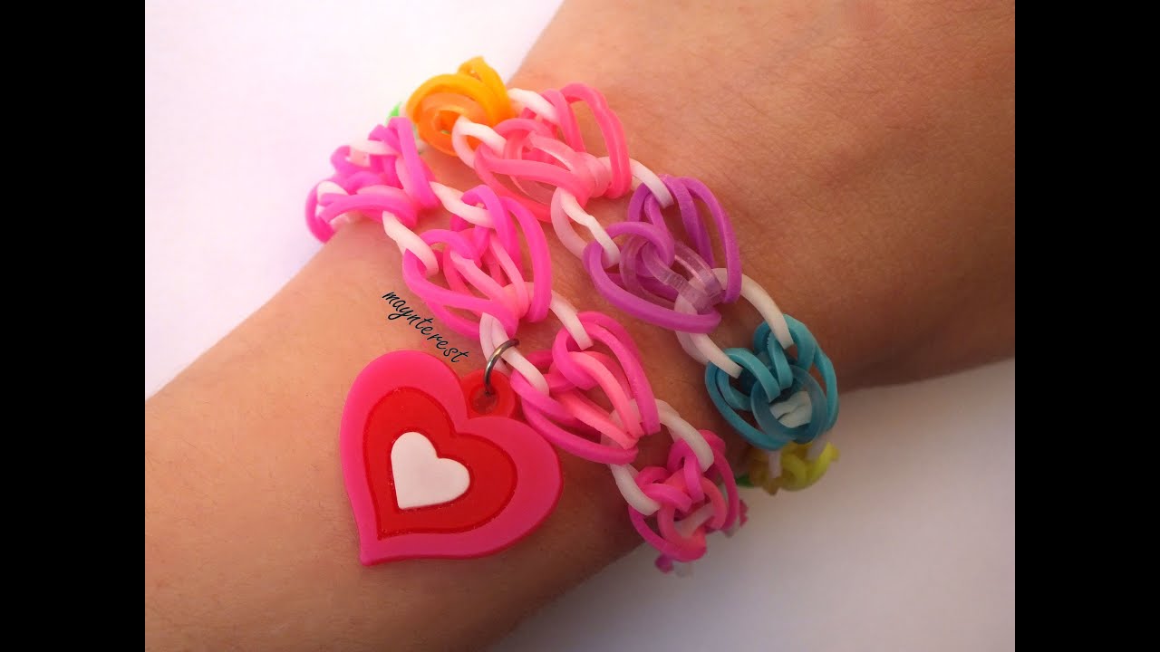 Maletín en forma de corazón con gomitas para hacer pulseras con accesorios  14,99 €