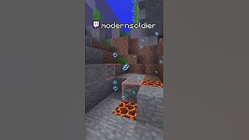 I speedrun a magma block in Minecraft #shorts