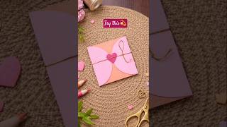 Handmade envelope Surprise ✉️ #DIYEnvelope #PaperCraft #HandmadeGift #AestheticCraft #GiftIdea