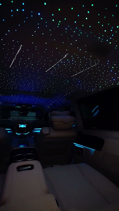 Mercedes-Benz V-Class starry sky roof customization #car #mercedes #cars