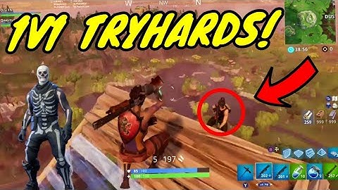 *PLAYGROUND* Tryhard 1V1 INSANE BUILD BATTLE - Ozu FN Vs QwertyAze! Playground 1v1