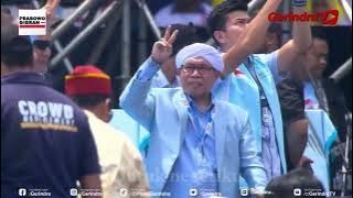 Gus Miftah buka kampanye akbar prabowo Gibran di GBK dengan sholawat.