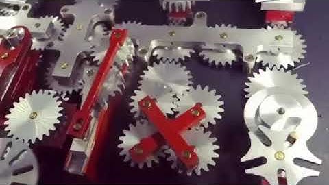 ⚙ Gear Transmission ⚙ || Rotary motion to linear motion || #appliedengineering