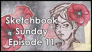 Experimentation and Inktober Prep | Sketchbook Sunday Episode 11