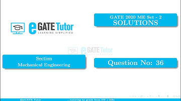 GATE 2020 ME Solutions | A fair coin is tossed 20 times. The probability that...| Q36