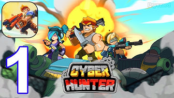 Cyber Hunter: Shooting Squad - Gameplay Walkthrough Part 1 Tutorial Auto Gun Heroes (iOS, Android)