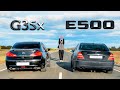 Mercedes E500 vs Infiniti G35x vs Passat CC 3.6 vs Cadillac STS 4.6
