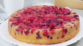 Мой любимый пирог с клюквой. Старый, проверенный годами рецепт