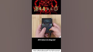 PLAY DIABLO RIGHT NOW on Miyoo Mini Plus 😈🔥🎮 #diablo #diablo4 #miyoomini #miyoominiplus #blizzard
