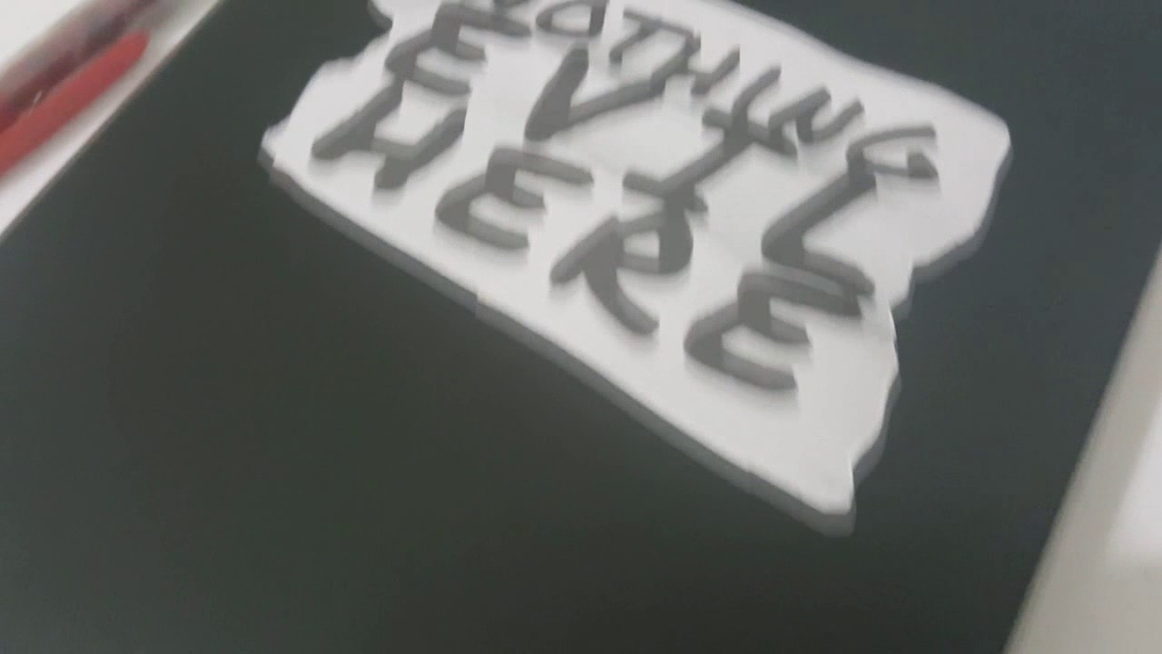 Nothing Evil Here Planner (Commerical/Parody)