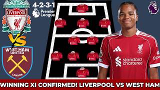 LIVERPOOL FC vs WEST HAM 🔥 STRONGEST PREDICTED LINEUP ft NGUMOHA & CHIESA | Premier League 2026 MW28