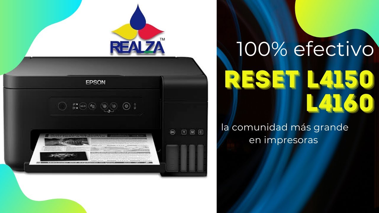 ☎️Reset epson L4150, L460 ALMOHADILLAS AL FINAL DE SU VIDA ÚTIL, (soporte  remoto GRATUITO)⚙️ - YouTube