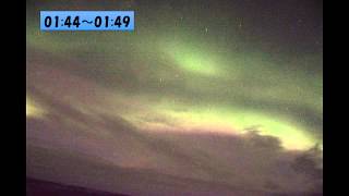【星空・宇宙】オーロラ映像 - タイムラプス動画（2014.12.30 カナダ）