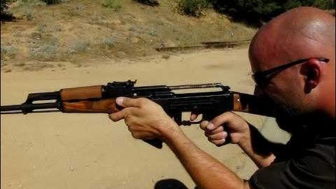 High speed video of Century Arms Wasr-10/63 AK-47 (220fps)