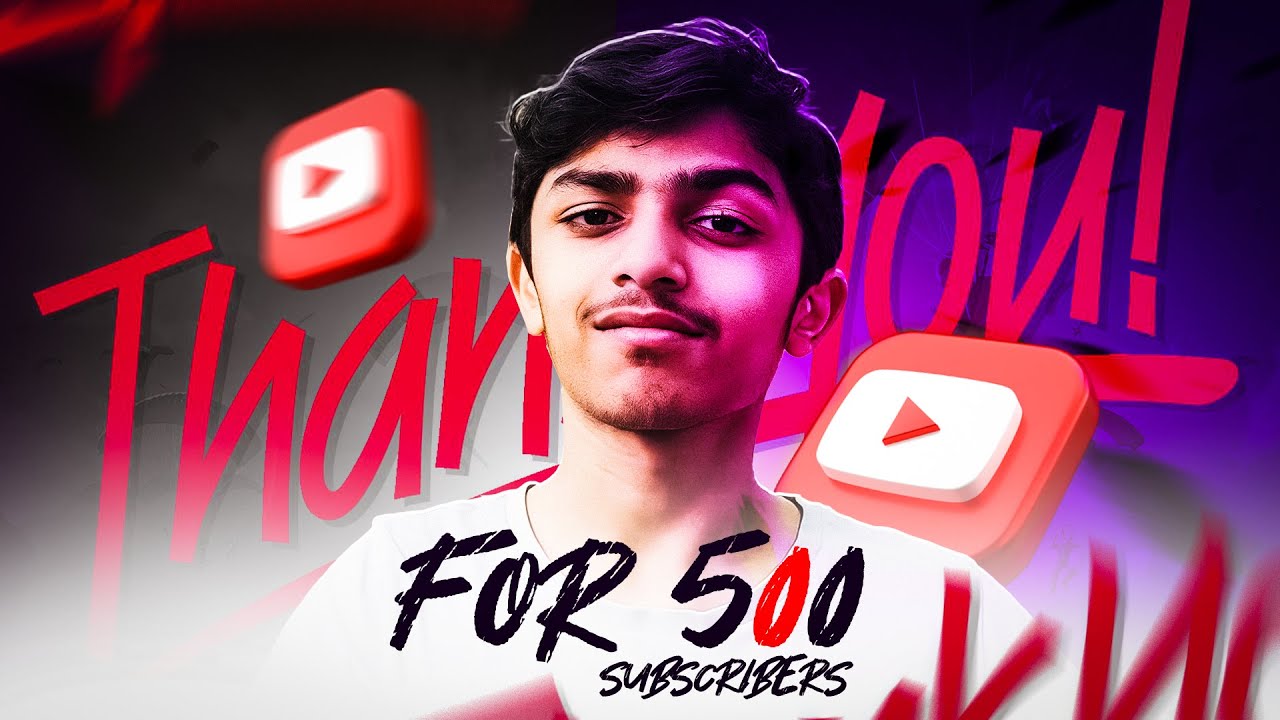 THANK YOU FOR 500 SUBSCRIBERS + Give Away