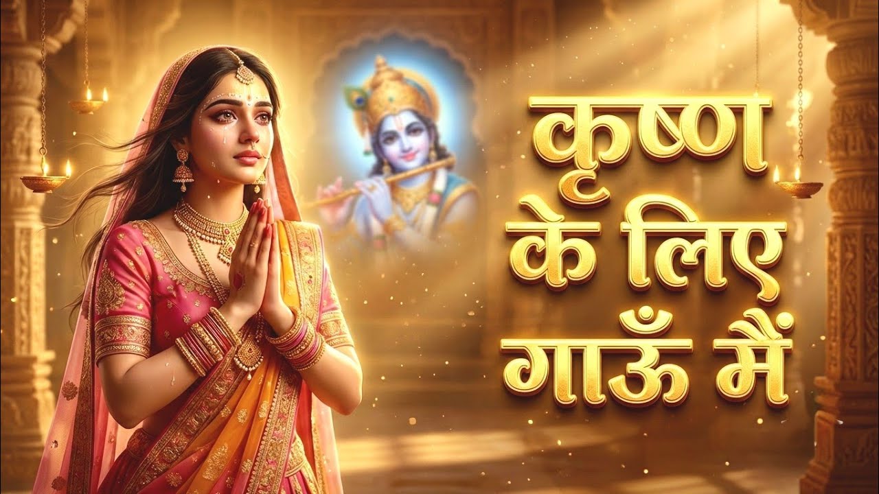 राधा नाम कृष्ण के लिए गाऊं मैं || #bhajan #bhakti #premanandji#newsong #newbhajan