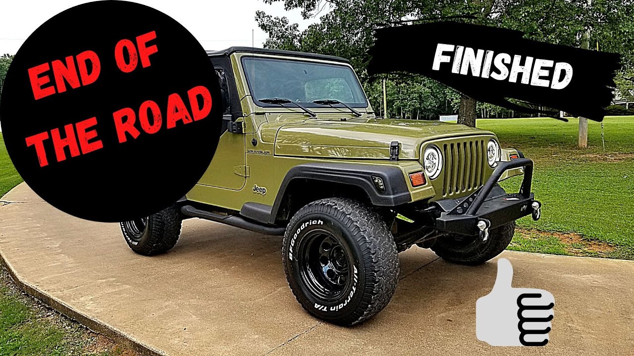 Jeep Wrangler TJ Paint Job Complete!() - YouTube