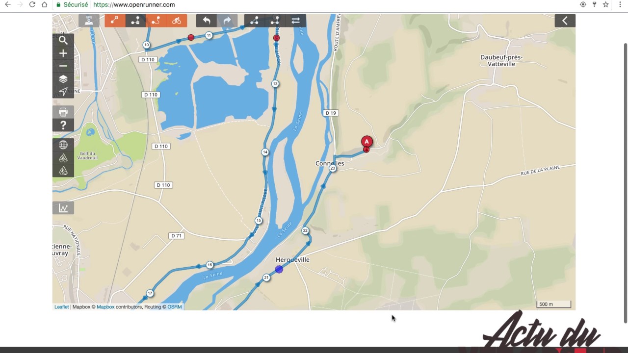 OPENRUNNER Comment un tracer un parcours pour le Vélo de route YouTube