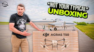 Unboxing the DJI Agras T50 with Taylor from AgriSpray