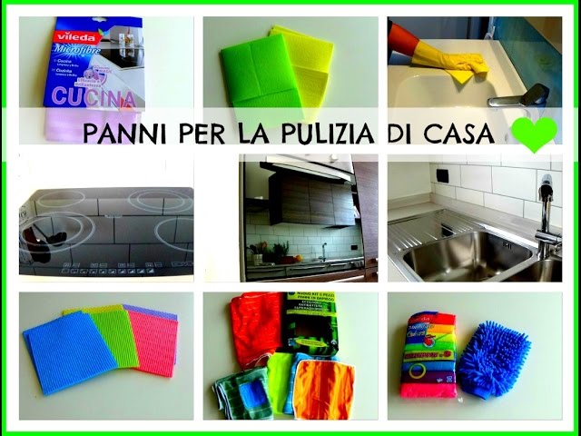 PANNI PER LA PULIZIA DI OGNI ANGOLO DELLA CASA 