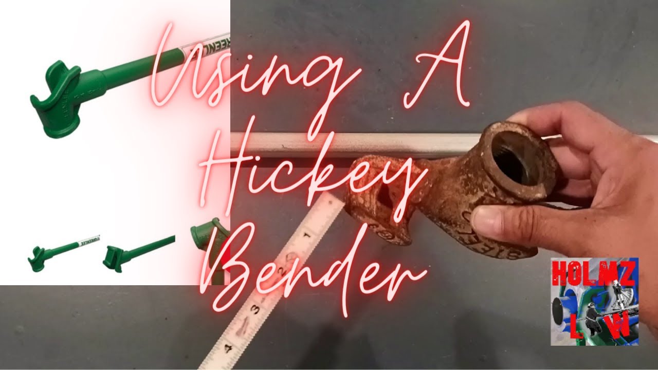 Conduit Bending Using A Hickey Bender YouTube