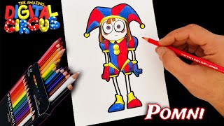 Como Dibujar a POMNI de The Amazing Digital Circus | how to draw pomni from tadc | CunsArt