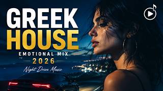 Emotional Greek House Mix 2026 🖤 Deep Night Drive Music