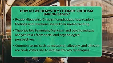 How Do We Demystify Literary Criticism Jargon Easily? - The Prose Path