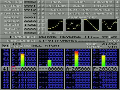 Amiga Music | demon.mod (Demons Revenge) | High Quality