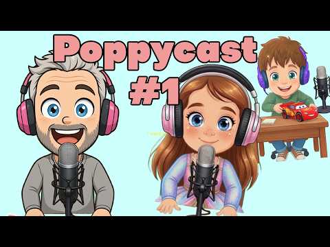 The PoppyCast ! Episode 1 🥳🥰- How We Make Our Cartoon !