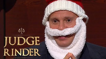 Text Santa: Santa Gives Judge Rinder And Michelle Christmas Presents! | Judge Rinder