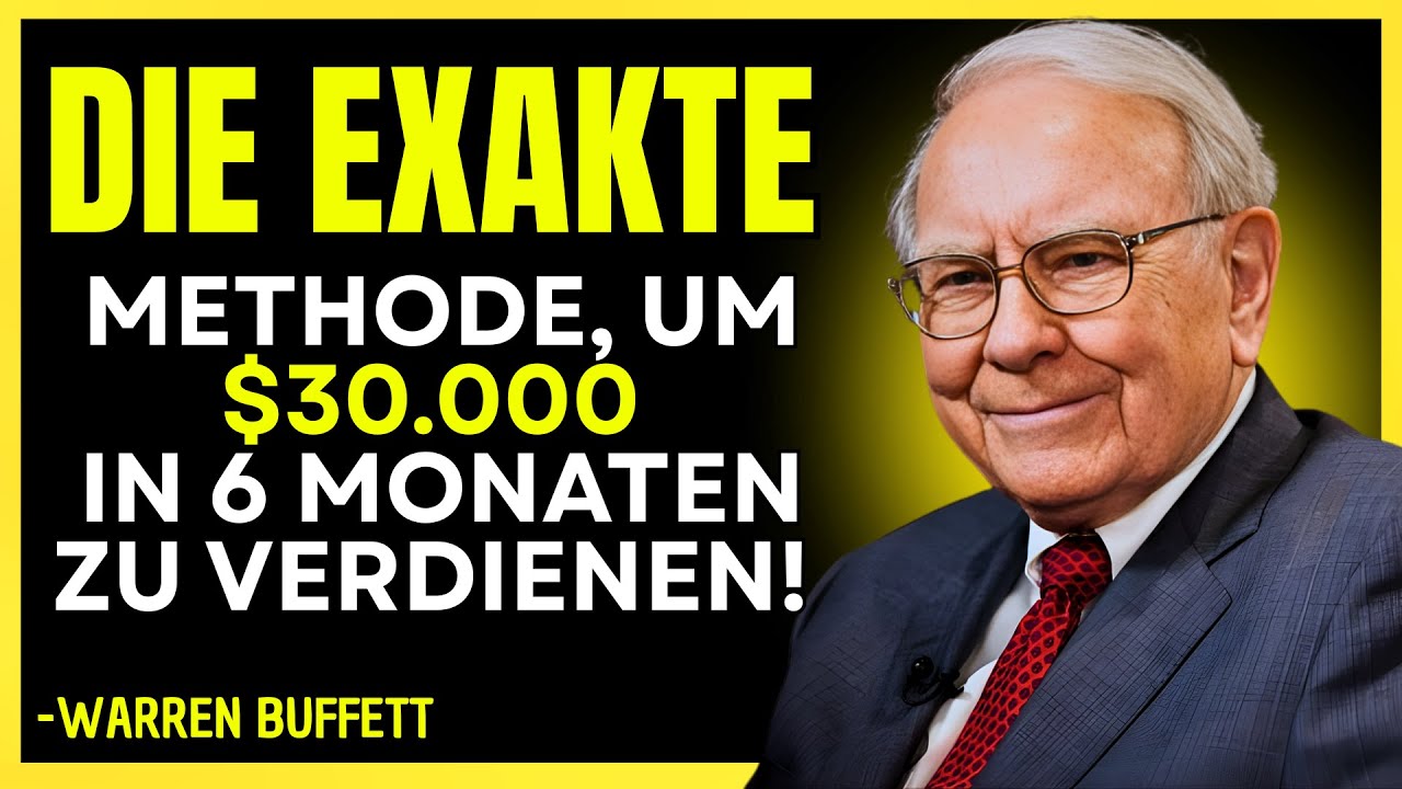 WARREN BUFFET: Die UNFEHLBARE METHODE, um 2026 VIEL GELD zu SPAREN!