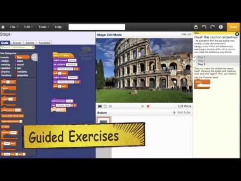 Kids learn programming with Tynker