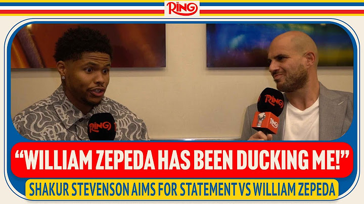 Shakur Stevenson VOWS To Put “Belt To A**” Vs. William Zepeda In HEATED Interview w/ Mike Coppinger