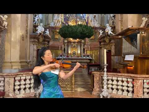 Tomoko Mayeda spielt Bach:Partita Nr.2 d-Moll Peterskirche, Wien. バッハ:パルティータ第２番ニ短調　前田朋子　他