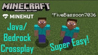 How to Join Minehut Servers on Minecraft Bedrock! Java/Bedrock Crossplay! (No plugins required) screenshot 5