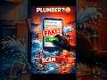 Plumber Scam 😱 5★ Google Result = Fake! | Emergency Service Fraud #shortsfeed