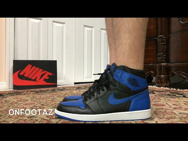 jordan 1 royal 2017 on feet